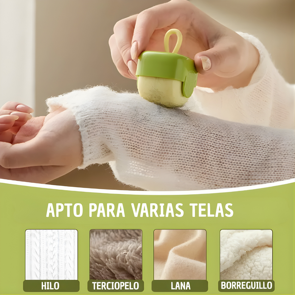 Kit 2x1 Pcs Rodillo Quita Pelusas Reutil