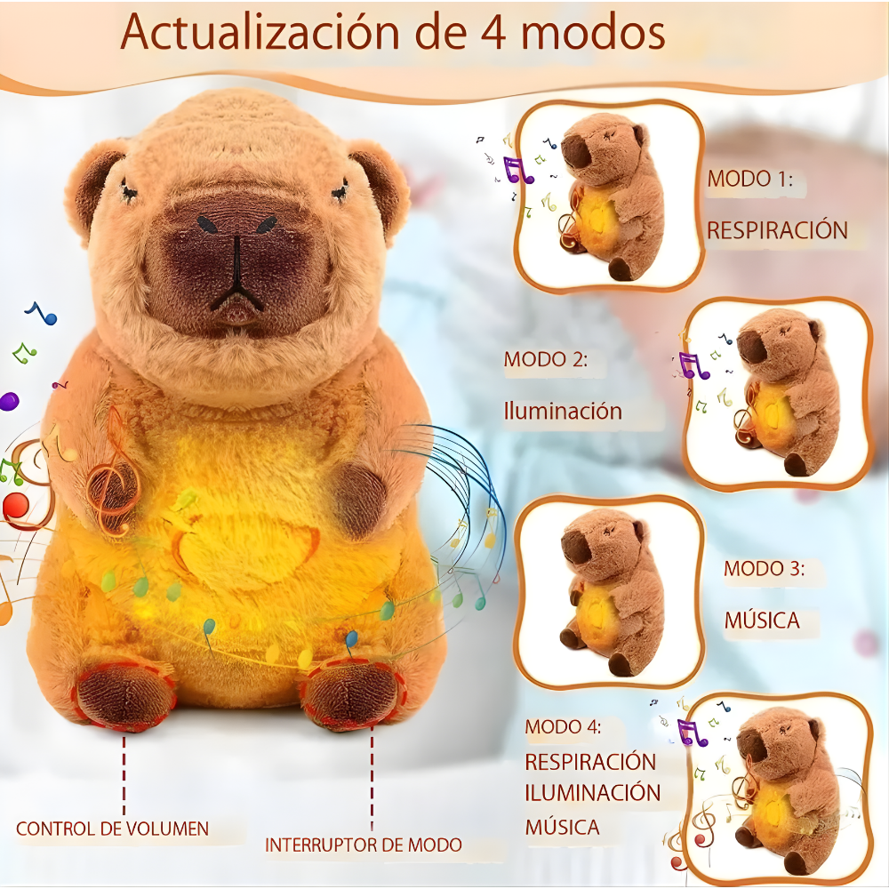 Juguete Capibara Respiracion Anti Estres