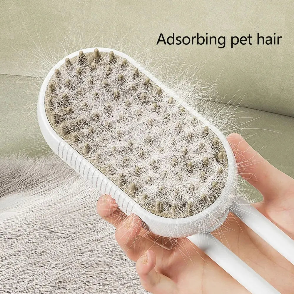 Cepillo Masajeador De Vapor Eléctrico Para mascota