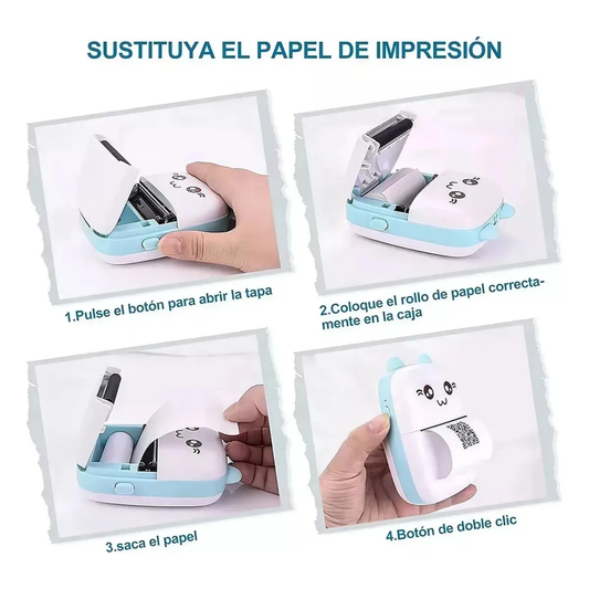 Mini Impresora Térmica Portátil Bluetoot
