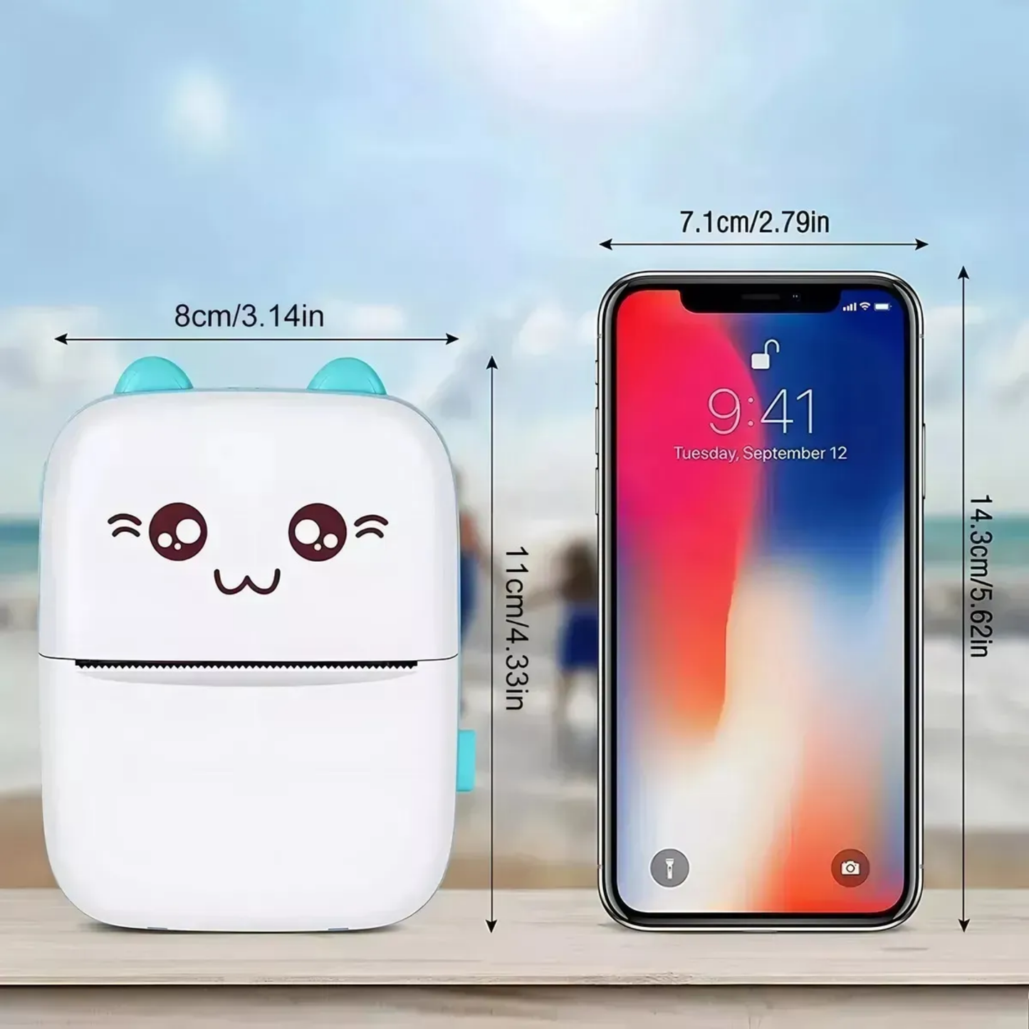 Mini Impresora Térmica Portátil Bluetoot